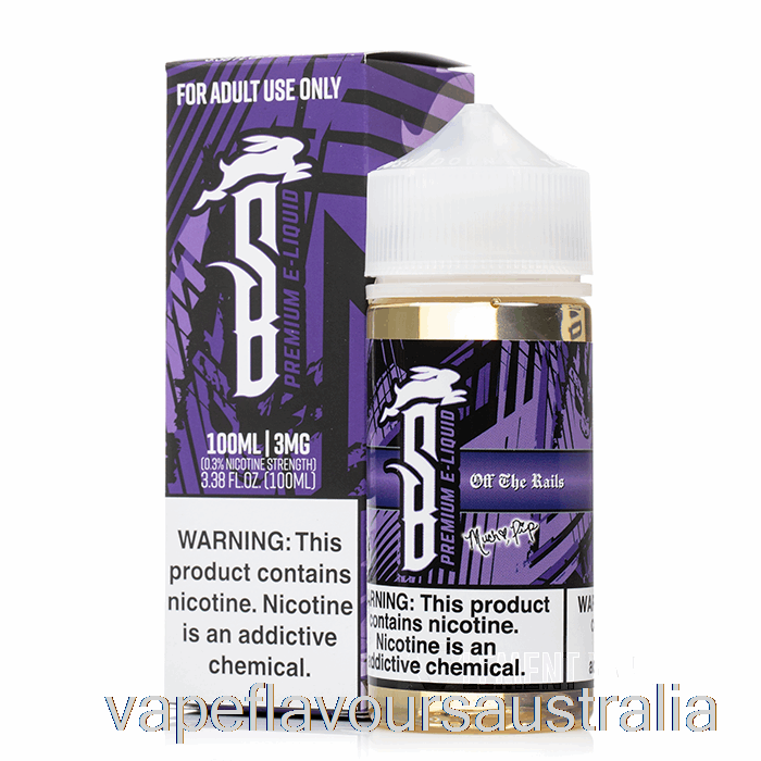 Vape Australia Off The Rails - Suicide Bunny - 100mL 0mg